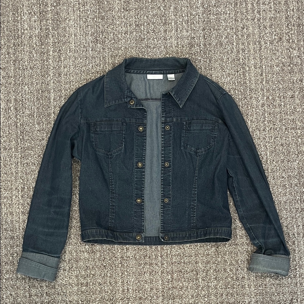 Halogen Dark Wash Jean Jacket